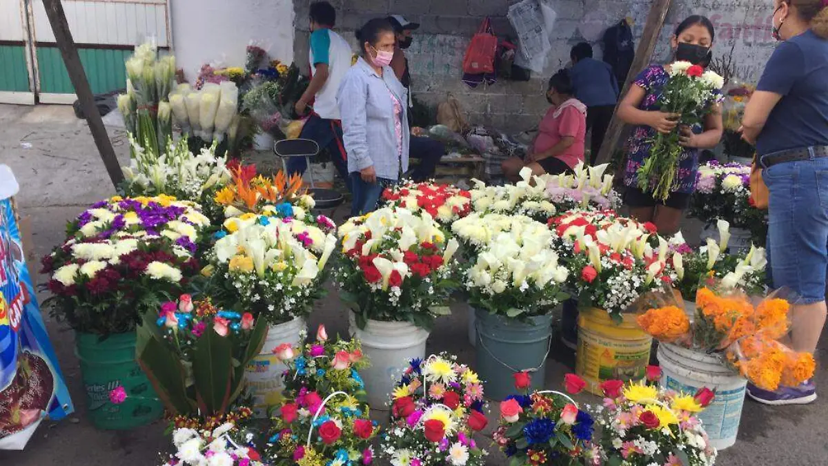 flores dia de muertos